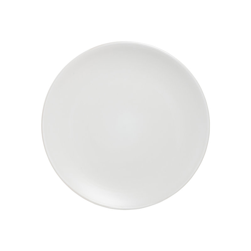 Wazee Matte 7.75" Salad Plate, White
