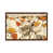 Toile avec cadre en bois brun classique