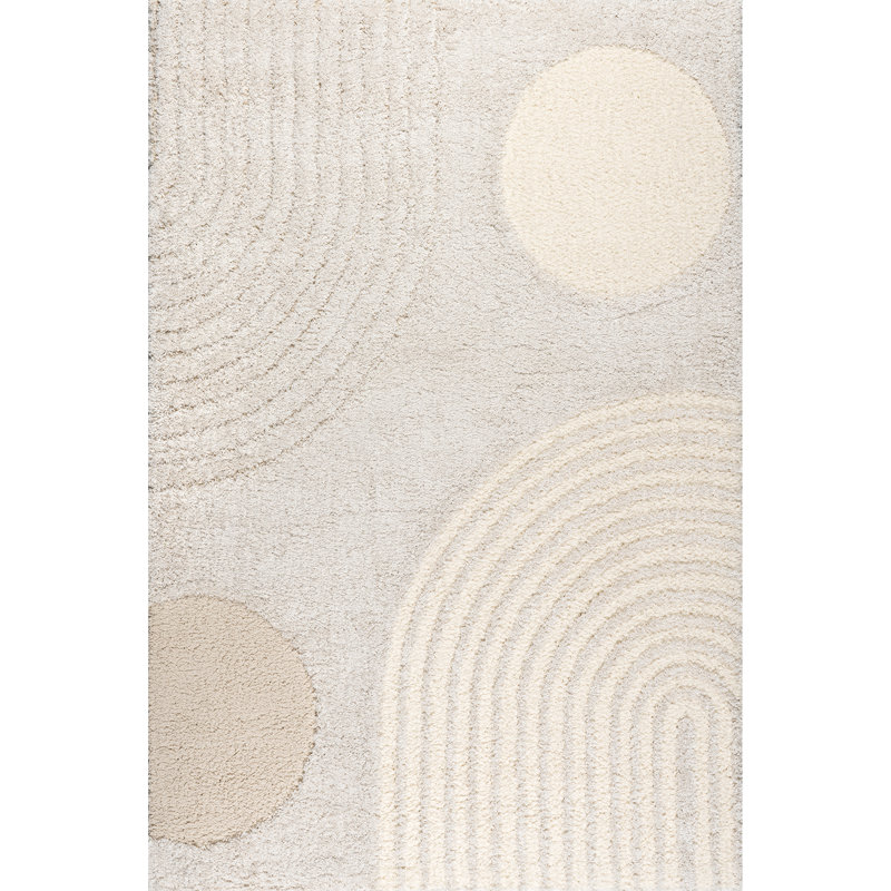 Gloria Abstract Shag Area Rug, Rectangle 12' x 15'