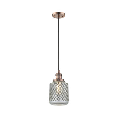 Luminaire suspendu cylindrique 1 lumière Iyana