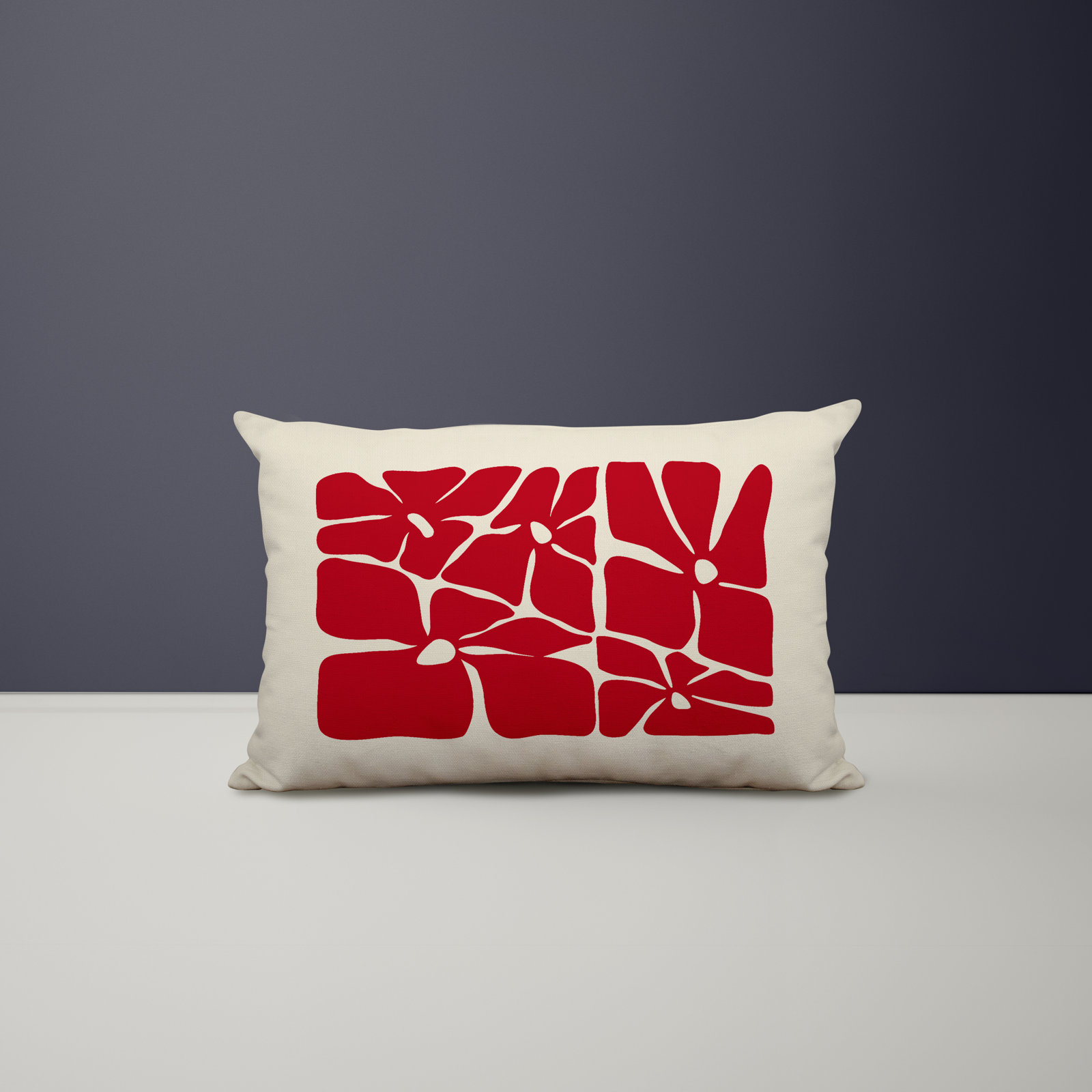 20" x 14" Throw Pillow, Red