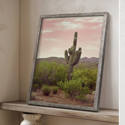 Arizona Desert Framed Print - Solid Wood