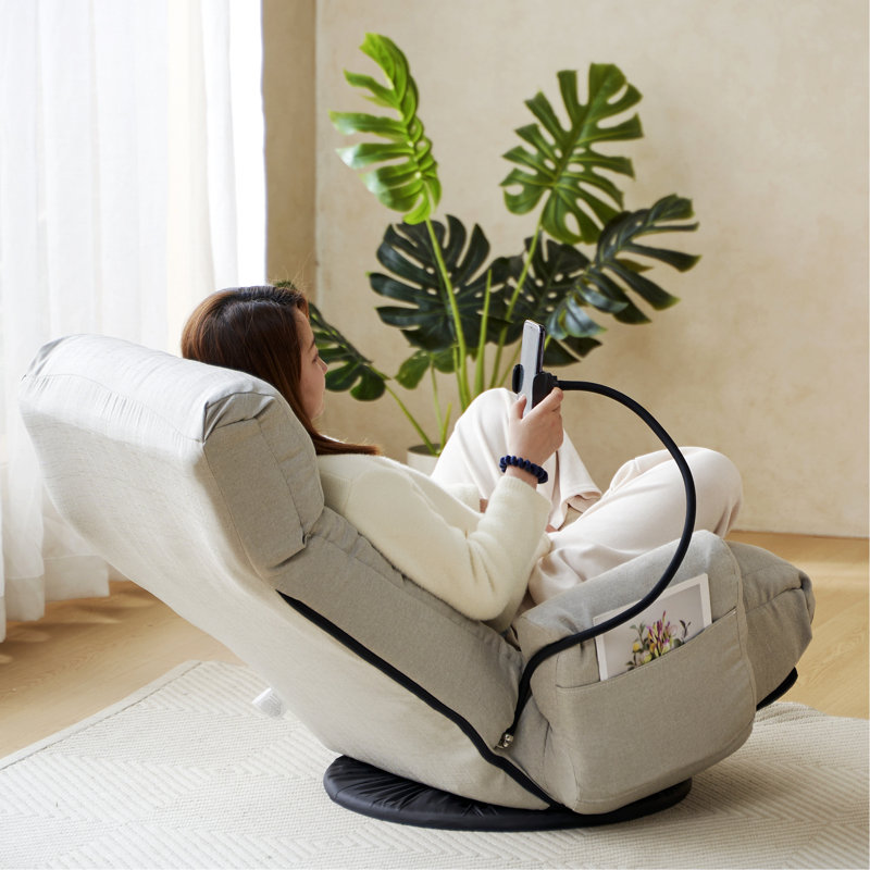 Chaise d'appoint d'intérieur 360 °, Gris