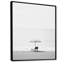 Photo de plage minimaliste noir et blanc I - art mural bord de mer pour le salon-2060555432-2060555440