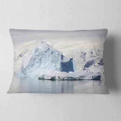 Coussin Schafer Designart «Antarctica Mountains»