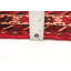 Tapis en laine rouge foncÃ© Herati nouÃ© Ã  la main, 1,17 m x 2,21 m