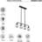 4 - Light Kitchen Island Pendant