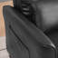 Causeuse inclinable manuelle avec console centrale et porte-gobelets pour le salon-105533099