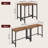 35"Narrow Bar Table,Pub Table for Dining Room, Counter Bar Tables with Sturdy Metal Frame-1732864581