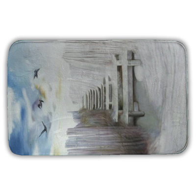 Gyan Microfiber Non-Slip Bath Mat