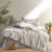 Solayne 3-Piece Soft Washed Microfiber Duvet Cover Set with Zipper Closure and Corner Ties, OEKO-TEX Certified-110582277-110582278