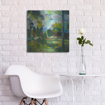 'Valley of Green' by Hooshang Khorasani, Metal Wall Art