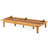 Convertible Wood Daybed With Slat Paneling And Water- Cushion Covering, 74.64" W X 42.31" D 12.61" H, Beige Panel Seating Cushions, Foldable, 74.64W 42.31D 12.61H
