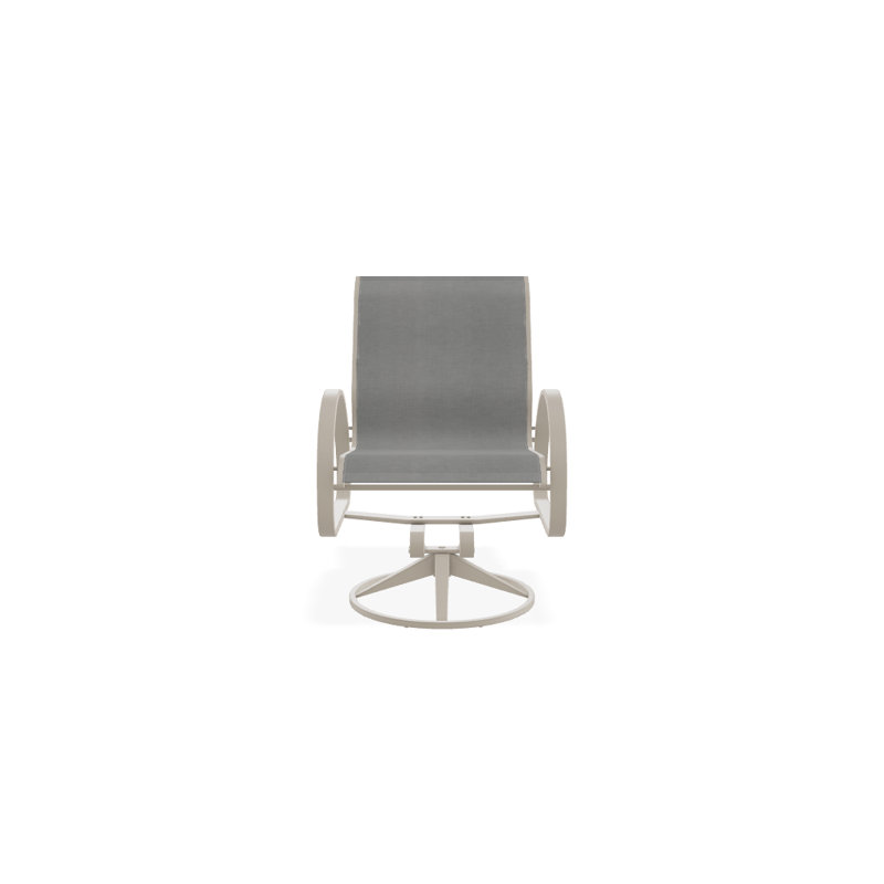 Aruba 1 Outdoor Dining Armchair, Textured Desert, Red 1D Sunbrella®