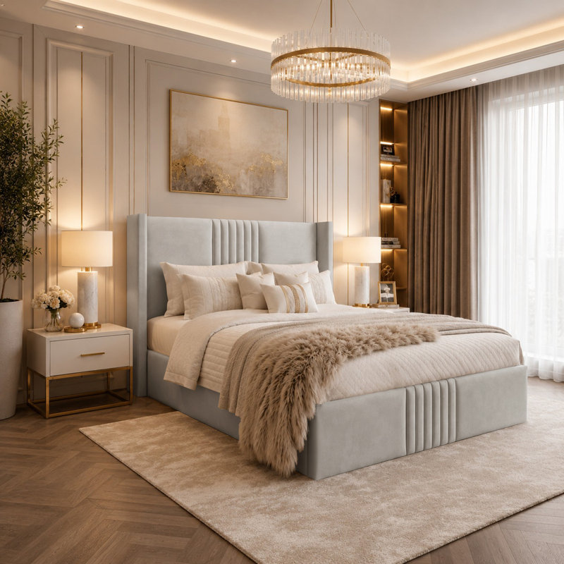 Bed, Single (3'), Silver
