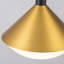 Luminaire suspendu moderne à deux tons avec îlot de cuisine noir et laiton avec abat-jour en verre blanc - base à une lumière E26 de 11,4 po-654512320-654512322