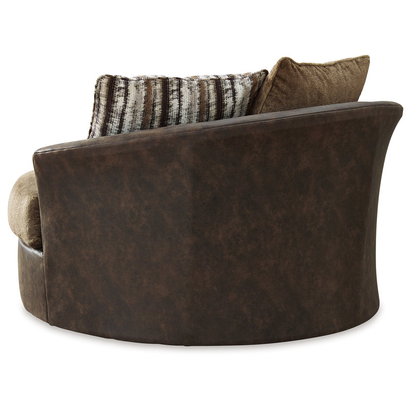 Malahn Upholstered Swivel Accent Chair