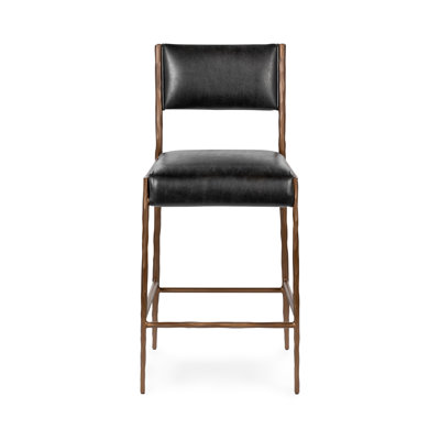 Kayne Leather Counter Stool