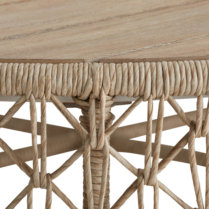Hugo Outdoor Round Teak Coffee Table