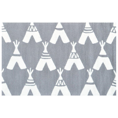 Tipi gris taille 2,8 x 4,8