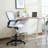 Ergonomic Desk Chair, Mesh Home Office chair, Swivel Desk, Computer Chair with Lumbar Support, Height Adjustable with Foot Ring-1795226466