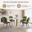Norred Modern Velvet Dining Chair with Ergonomic Backrest, Set of 4-88112299