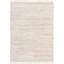Tapis carré beige en jute tissé à la main Kassandra-1131685329