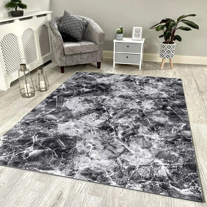 Marble Indoor / Outdoor Area Rug, Rectangle 200 x 290 cm