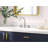 8" Brushed Nickel Faucets for Sink 3 Hole, with Pop Up Drain and cUPC Lead-Free Faucet Supply Hose-98930939