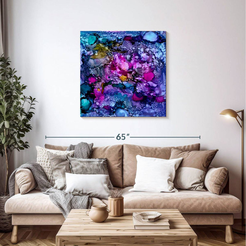 Éclat de mauve Avery II, H 36 po x l 36 po