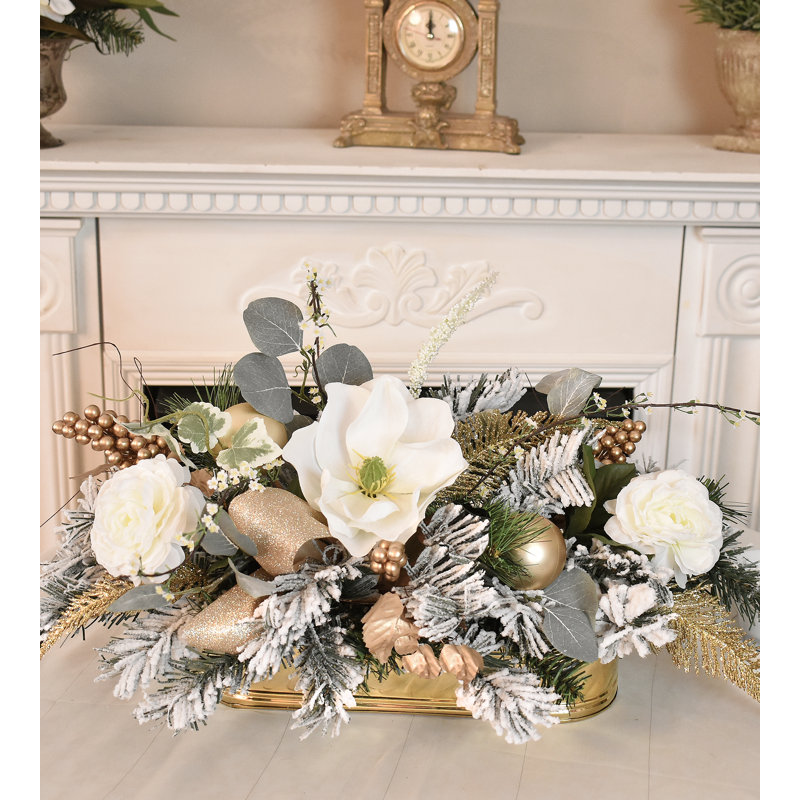 Magnolia Arrangement in Planter