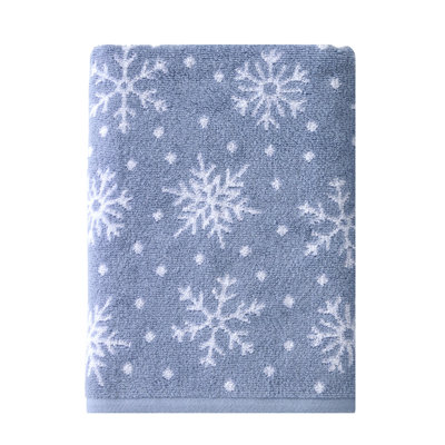 SCATTERED S/FLAKES JACQ BTH-BLUE