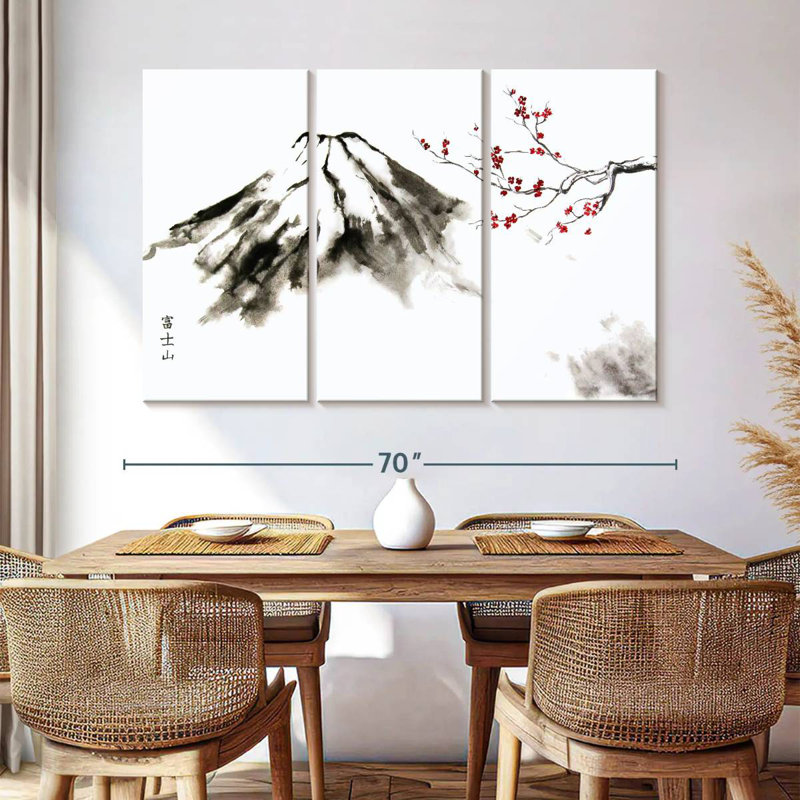 Alvord Asian Mountain, 32" H x 50" W