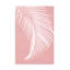 Art sur toile Silhouette, feuilles de palmier sur un rose Amini54-105647058