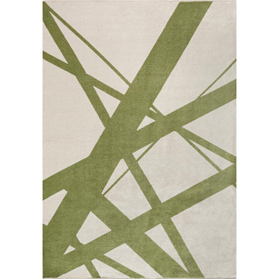 Midcentury Modern Minimalist Area Rug