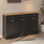Poubelle en bois manufacturé - 30 gallons-110886364
