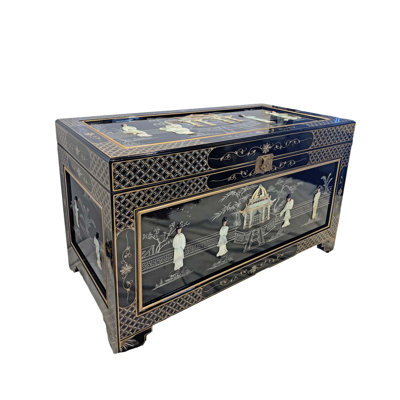 Large Mother of Pearl Oriental Storage Chest
