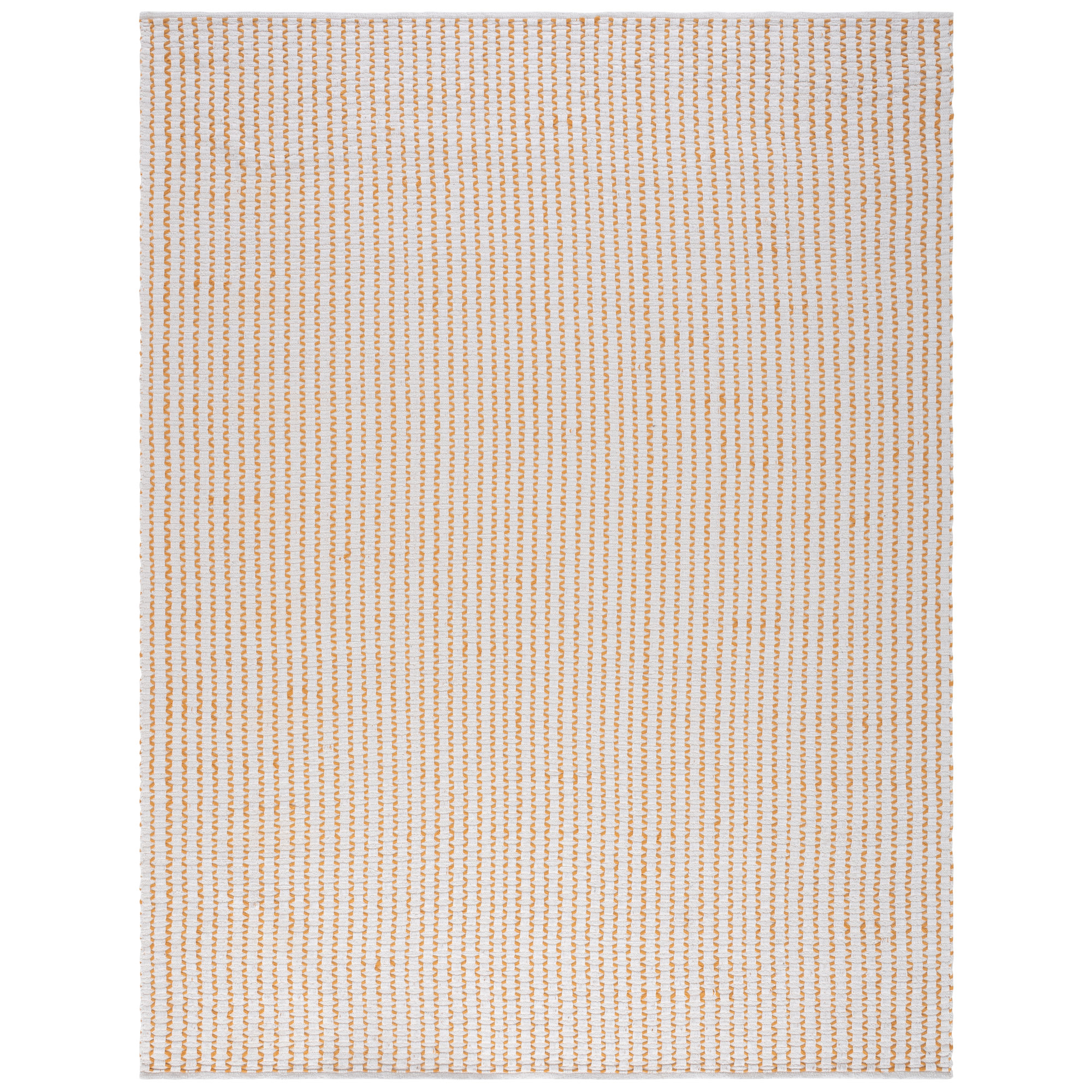 Handwoven Cotton Pile Chevron / Zigzag Area Rug, Rectangle 8' x 10'