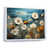 Cadre flottant blanc