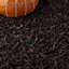 Tapis en coton tissé à la main de couleur unie brun foncé Arik-282496378