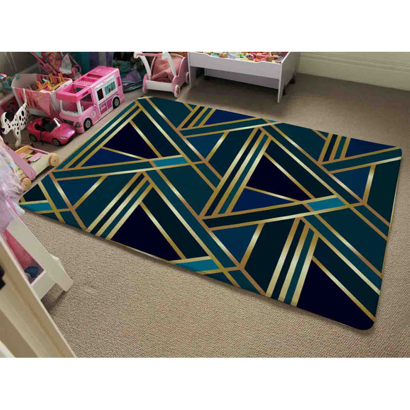 Pierson Geometric Area Rug, Rectangle 60 x 110cm