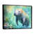 Black Floater Framed