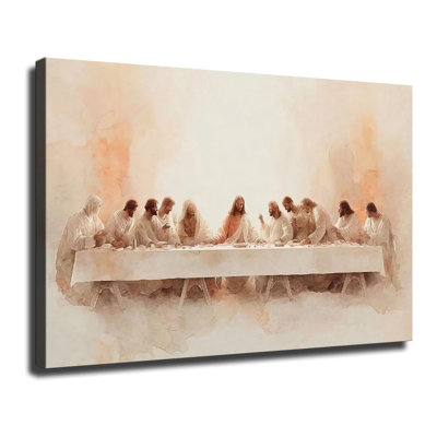 «The Last Supper», art mural sur toile, Jésus, confession chrétienne, prêt pour la chambre à coucher