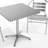 Gearard Square Aluminum Indoor-Outdoor Table Set with 2 Slat Back Chairs-92070853-92070848