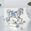 Figurine de bureau cheval berçant décorée de cristal-35981540
