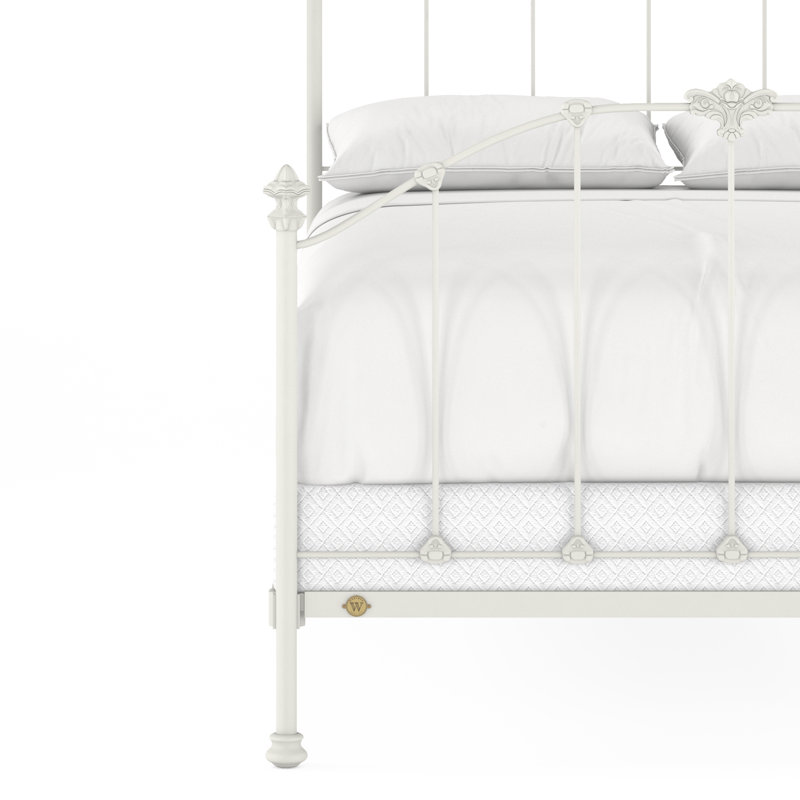 171 Country French Bed | Complete Standard, Matte White, Full