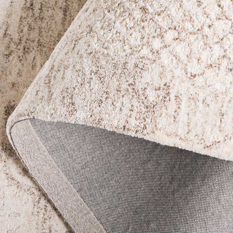 Malinka 101 Hand Tufted Wool; Cotton Abstract Rug, Rectangle 5' x 8'