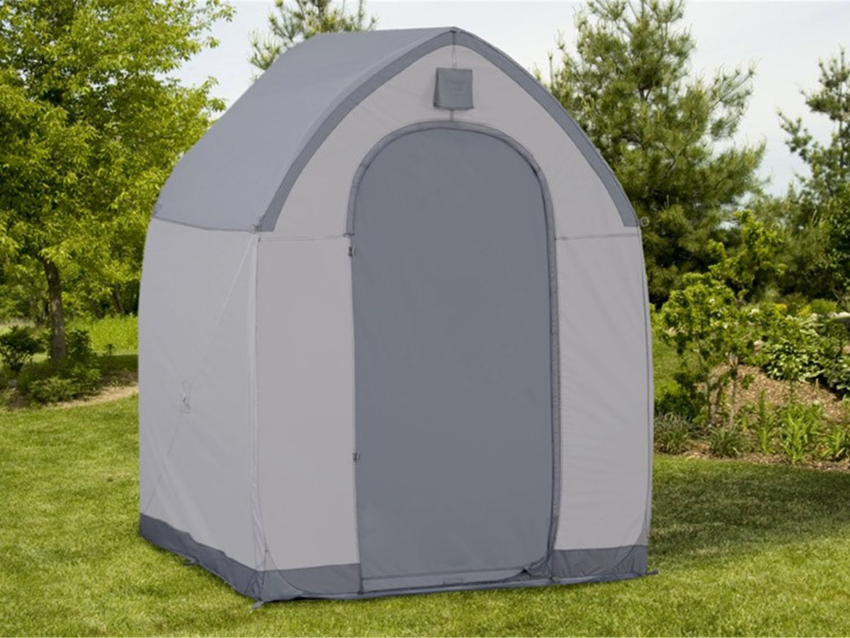 Creationstry 5 ft. W x 5 ft. D Polypropylene Plastic Portable Storage