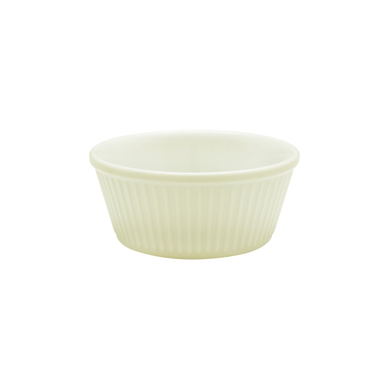 Ramequin à cannelures rondes thunder group inc., Beige
