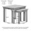 Kali Four Leg Coffee Table